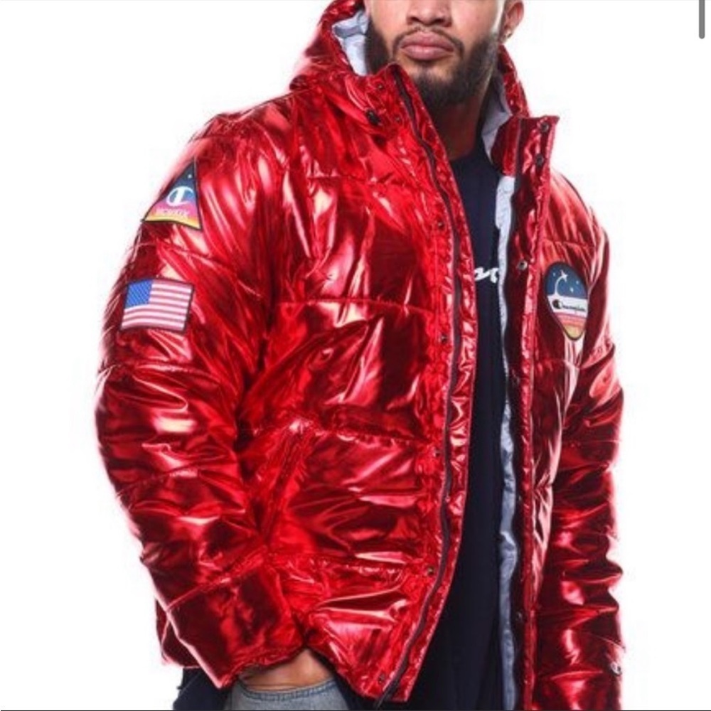 NWT Men's Champion x NASA Puffer Jacket Limited Edition